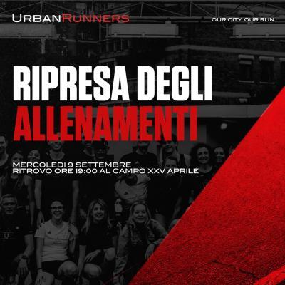 UR SI RIPARTE! Torniamo in pista mercoledì con l’allenamento di gruppo! Il primo allenamento sarà un test per capire…