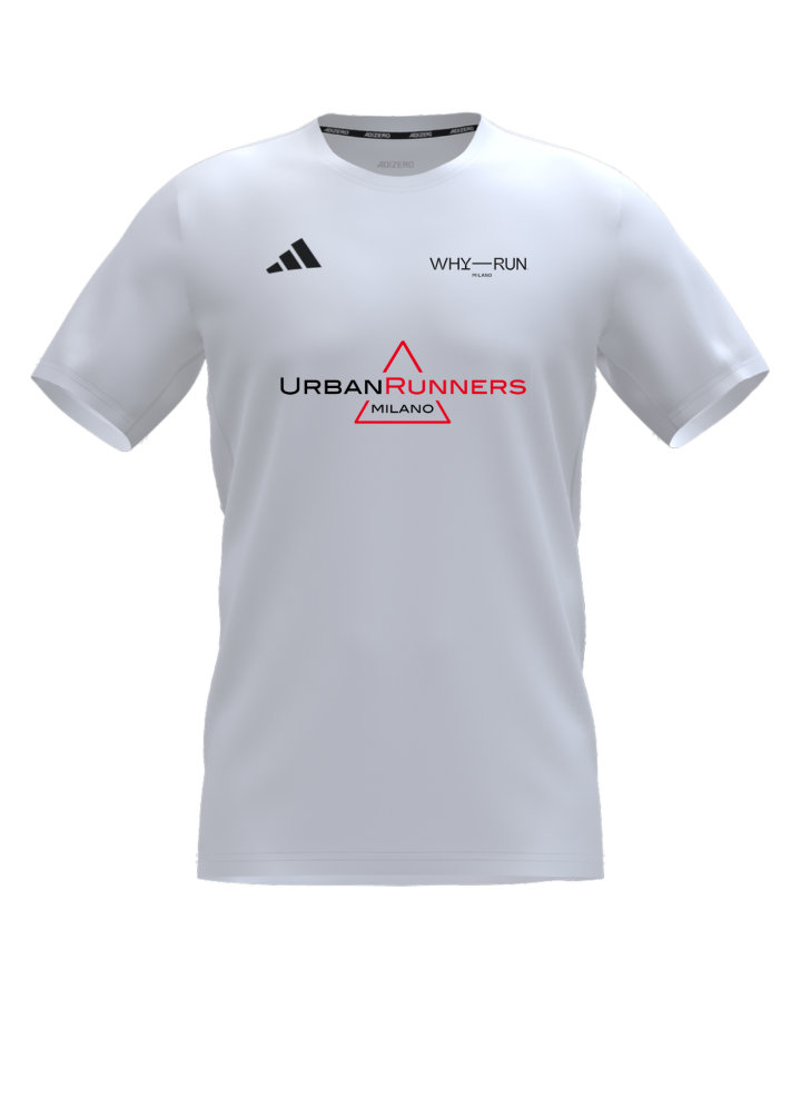 Maglietta bianca Adidas uomo
