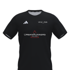 Maglietta nera Adidas uomo immagine 1