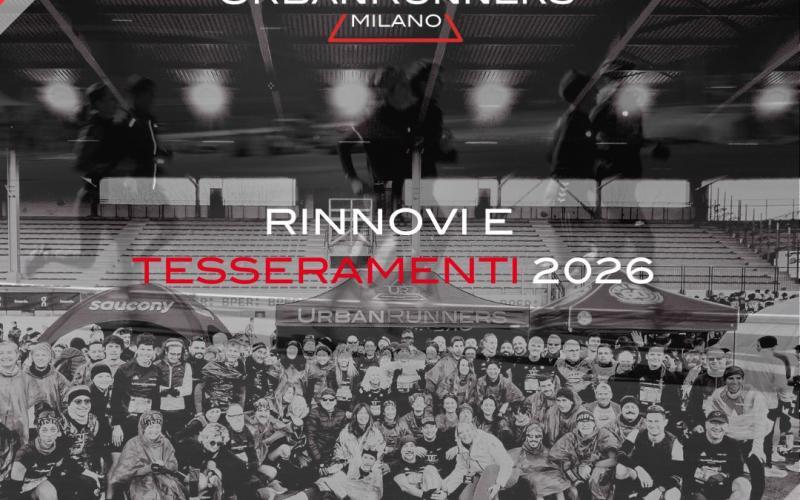 Urban Runners 2026 - Tesseramenti