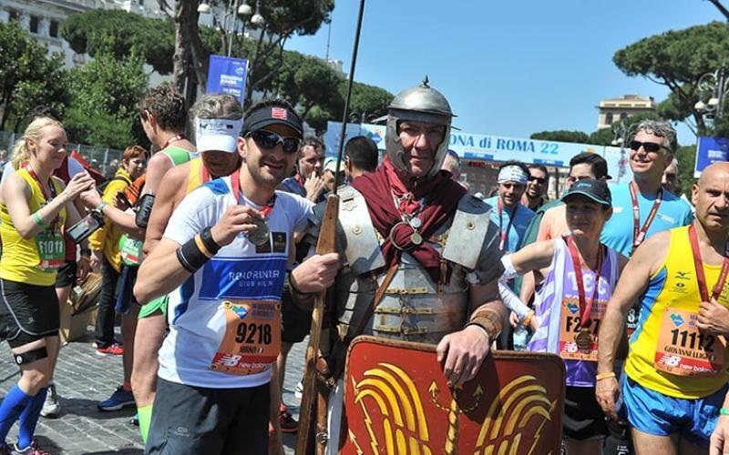 La mia prima maratona a Roma