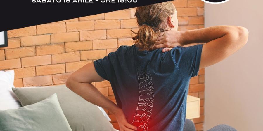 La schiena, intervista in diretta al Dott.FAbio Sordano