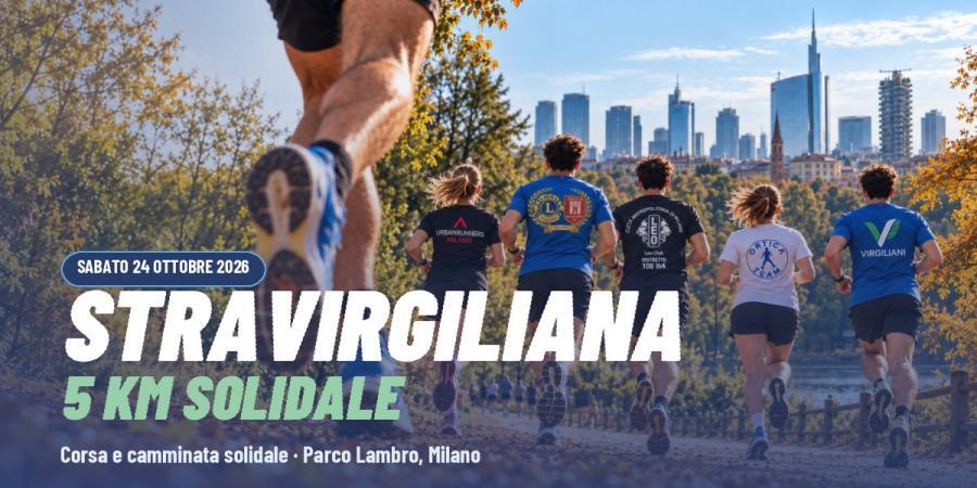 Stravirgiliana 5K solidale - Sabato 24 ottobre al Parco Lambro